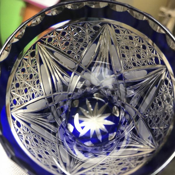 切子、タンブラー、Beタンブラー、菊籠目、高級、江戸切子の技法、伝統的、切子作家