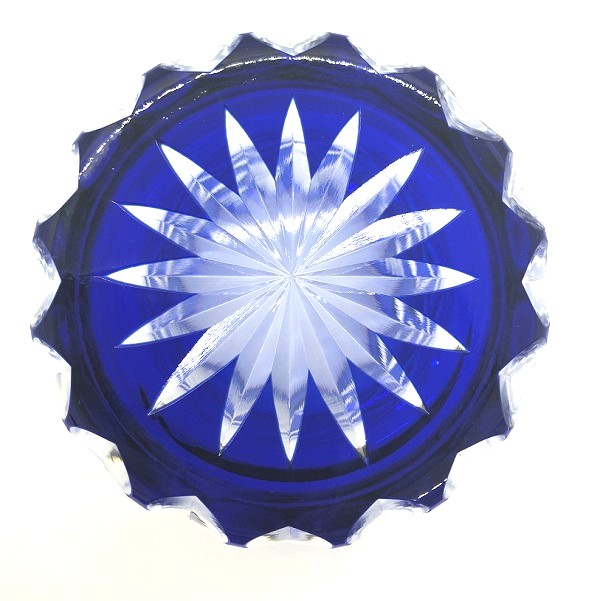 切子、結婚祝い、玉七宝に結びロックグラス、ペアグラス、ロックグラス、江戸切子の技法、伝統的